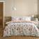 Dunelm Foxley Ditsy Duvet Cover Multicolour, Orange (220x260cm)