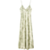 Bershka Satin Midi Dress - Multicolored