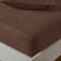 Dunelm Soft & Cosy Luxury Cotton Fitted Pinecone Bed Sheet Brown (200x152cm)