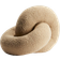 H&M Strikket Pude I Bouclé - Beige Komplet pyntepude Beige