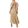 Anaya Floral Print Sweetheart Neck Midaxi Dress - Multi