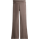 H&M Flared Jersey Trousers - Dark Greige