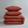 Dunelm Pure Cotton 35 Bed Sheet Red (190x135cm)