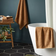 Threshold 2pk Quick Dry Ribbed Set Light Brown Bath Towel Brown (137.2x76.2cm)