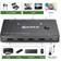 USB C KVM Switch 2 PC 1 Monitor 4K@60Hz, USB C Switch for 2 Computers Sharing 1 Monitor and 4 USB Devices, with 100W Power Delivery Option, Cable Controller and 3 Cables Included