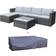 EVRE Grey Rattan Garden Furniture Miami Sofa Coffee Table Outdoor Lounge Set