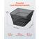 VEVOR Rear Bike Basket Wire Mesh Bicycle Basket with Cargo Net Waterproof Cover
