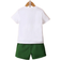 Shein pcsset Toddler Boys Tshirtshortsbackpack Casual Sporty Fashion Streetwear Outfits