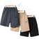 Shein Loose Fit Academy Style Woven Cargo Shorts - Boys