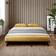 Dunelm Velvet Double Bed Old Gold Sofa 134.5cm 2 Seater