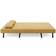 Dunelm Velvet Double Bed Old Gold Sofa 134.5cm 2 Seater