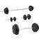 vidaXL Barbell and Dumbbell with Plates Set 90 kg