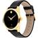 Movado Men's Museum Classic Swiss Automatic Black Leather Watch 40mm