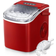 COWSAR Bullet Ice Portable Counter Top Ice Maker in Red