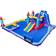Costway Rocket Theme Inflatable Water Slide Park with 2 Slides
