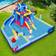 Costway Rocket Theme Inflatable Water Slide Park with 2 Slides