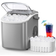 COWSAR Bullet Ice Portable Counter Top Ice Maker in Grey