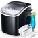 COWSAR Bullet Ice Portable Counter Top Ice Maker in Black