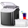 COWSAR Bullet Ice Portable Counter Top Ice Maker in Black