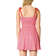 Hollister Drop Waist Knit Mini Dress - Cherry Red Check