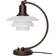 Louis Poulsen PH 2/2 Luna Tischleuchte Aged Brass/Opal Glass Tischlampe