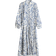 H&M Maxikleid Mit Stufenrock - Weiß