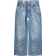 River Island Petite Relaxed Straight Snake Jeans - Blue