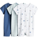 H&M Baby Cotton Sleepsuits 3-Pack - Turquoise