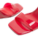 River Island Perspex Wedge Sandals - Red