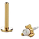 Safira Mini Piercing - Gold/White
