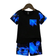 Shein pcs Young Boy Blue Lightning Print Short Sleeve TShirt And Shorts Set Comfy And Stretchable Outfit For Children