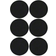 Shein Black Silicone Cup Coasters With Plastic (Pcs) Coaster 6pcs