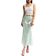New Look Bias Cut Satin Midi Skirt - Light Blue