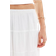 Bershka Cheesecloth Tiered Maxi Skirt - White