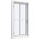 Sparvinduer BH0105 Træ Sidehængt vindue Vindue med 2-lags glas 35x50cm