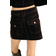 H&M Beflockter Jeansrock - Schwarz