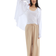 H&M Wide Pull On Trousers - Beige