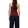 Arket Rib Racer Tank Top - Dark Red