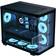 AeroCool P500C Tempered Glass Black