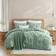 Peri Home Chenille Laurel Bedspread Green (233.7x223.5cm)