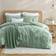 Peri Home Chenille Laurel Bedspread Green (233.7x223.5cm)