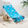 OHS Flamingo Print Beach Bath Towel Pink, Blue (152x71cm)