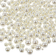 Shein 500pcs 4/6/8/10/12mm White Faux Pearl Craft Beads Loose Faux Pearls With Holes For Jewelry Making Faux Small Tiny Fake Faux Pearl Beads For Bracelet Necklace DIY, Sewing Crafts, Decoration,Vase Filler Beige Color