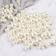 Shein 500pcs 4/6/8/10/12mm White Faux Pearl Craft Beads Loose Faux Pearls With Holes For Jewelry Making Faux Small Tiny Fake Faux Pearl Beads For Bracelet Necklace DIY, Sewing Crafts, Decoration,Vase Filler Beige Color