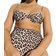 H&M Bikini Top - Light Beige/Leopard Print