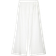 Bershka Wide Leg Rustic Double Cloth Pants - White