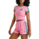 adidas Women's Originals 3 Stripes Slim Baby T-shirt - Bliss Pink/Semi Court Green