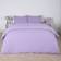 OHS Geometric Seersucker Set Double Duvet Cover Purple (200x200cm)
