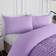 OHS Geometric Seersucker Set Double Duvet Cover Purple (200x200cm)