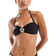 New Look Flower Detail Halterneck Bikini Top - Black